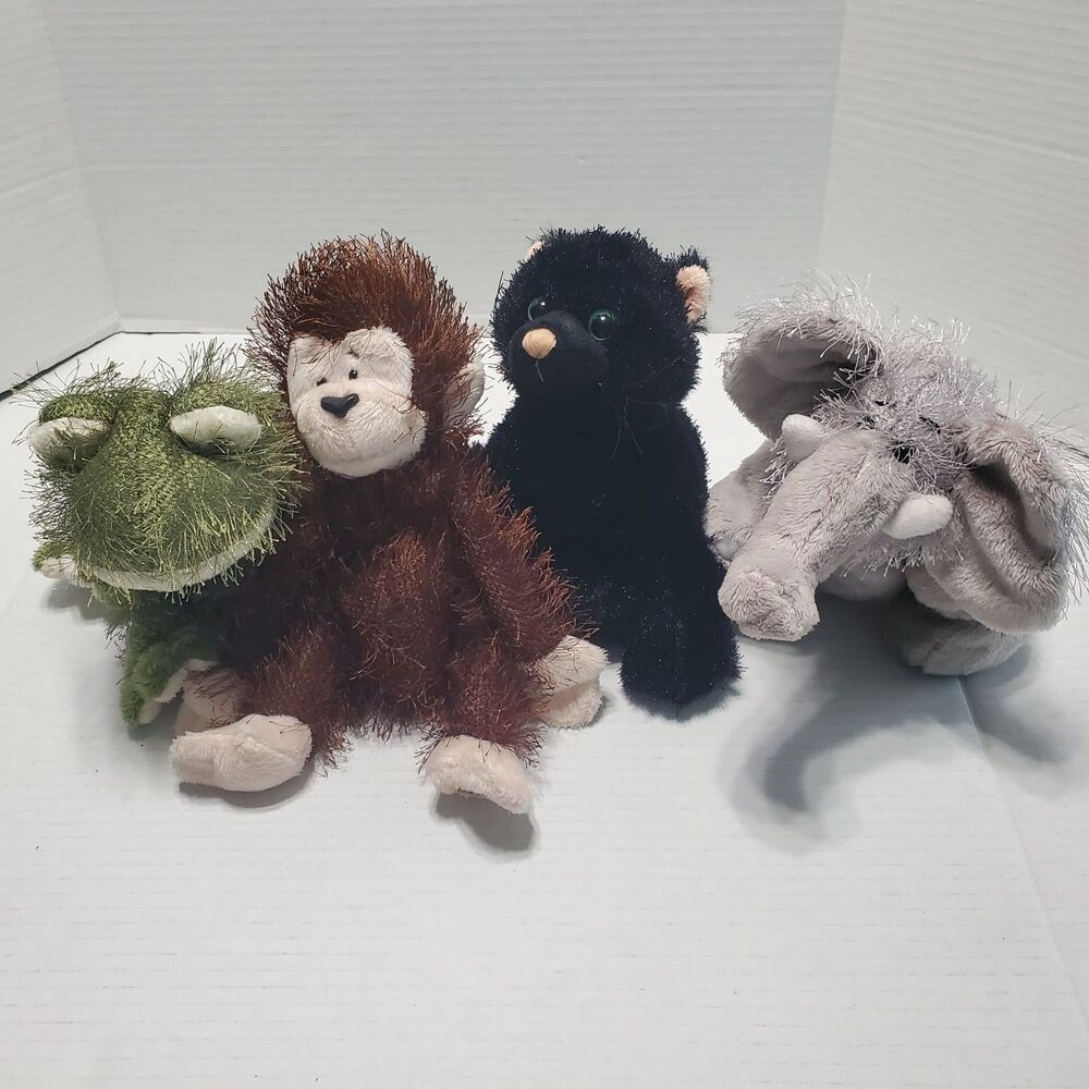 Ganz Webkinz Stuffed Animals Love Frog Monkey Cat‎ Elephant